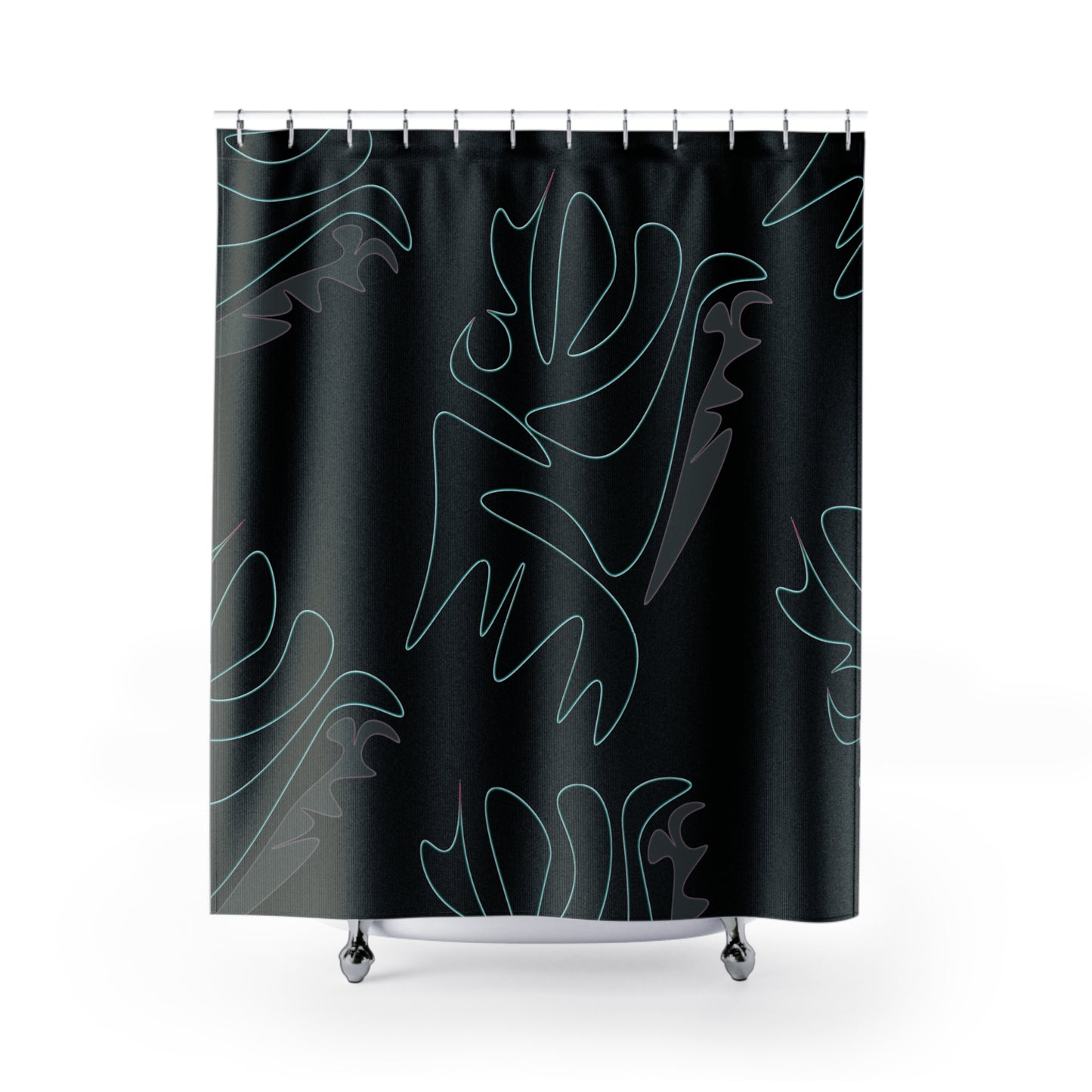 Modern Abstract Shower Curtain - Stylish Design for Elegant Bathrooms-Unique
