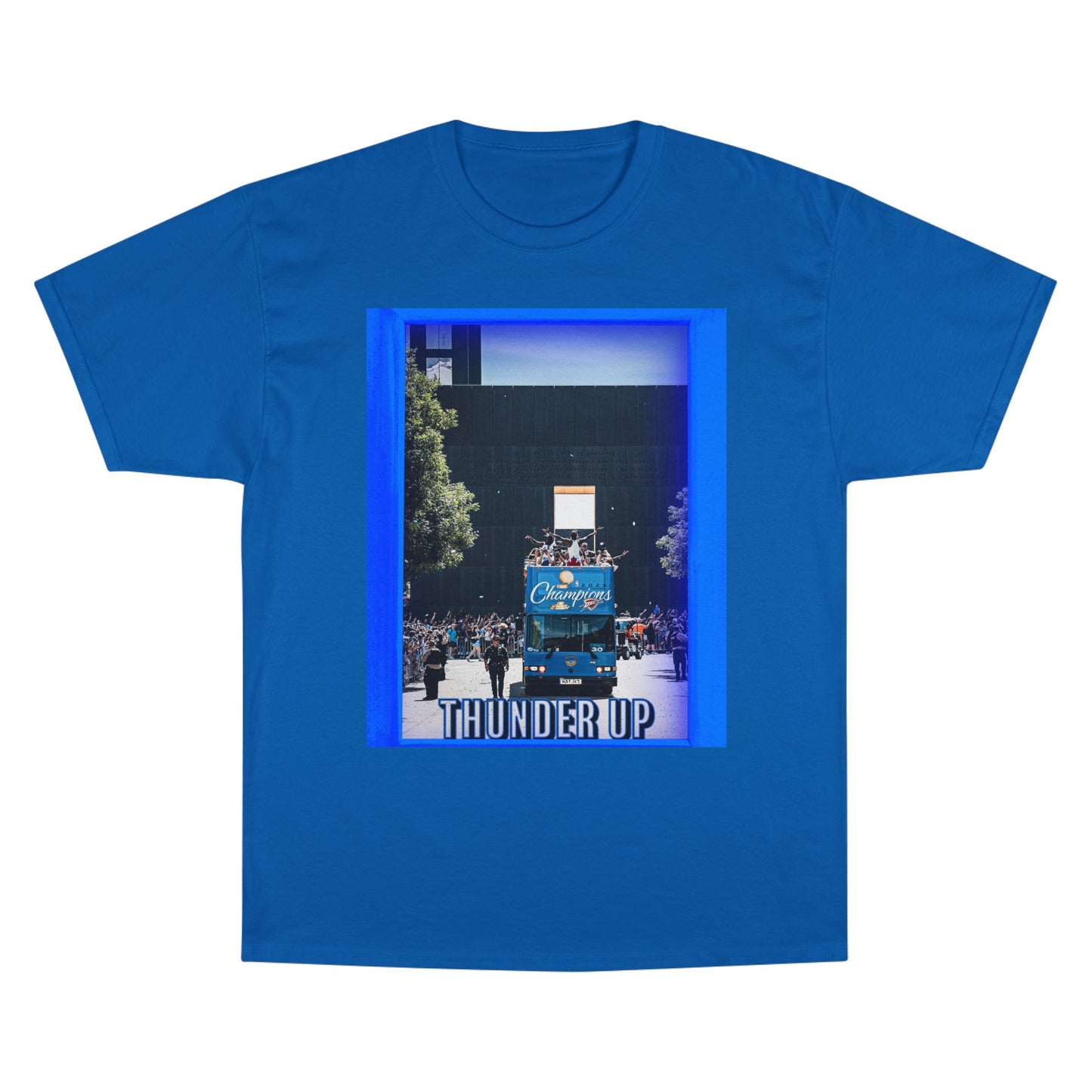 Thunder Up Champion T-Shirt | Perfect for Game Day, Sports Fan Apparel, Basketball Enthusiast Gift, Casual Outfit, Cheer Gear