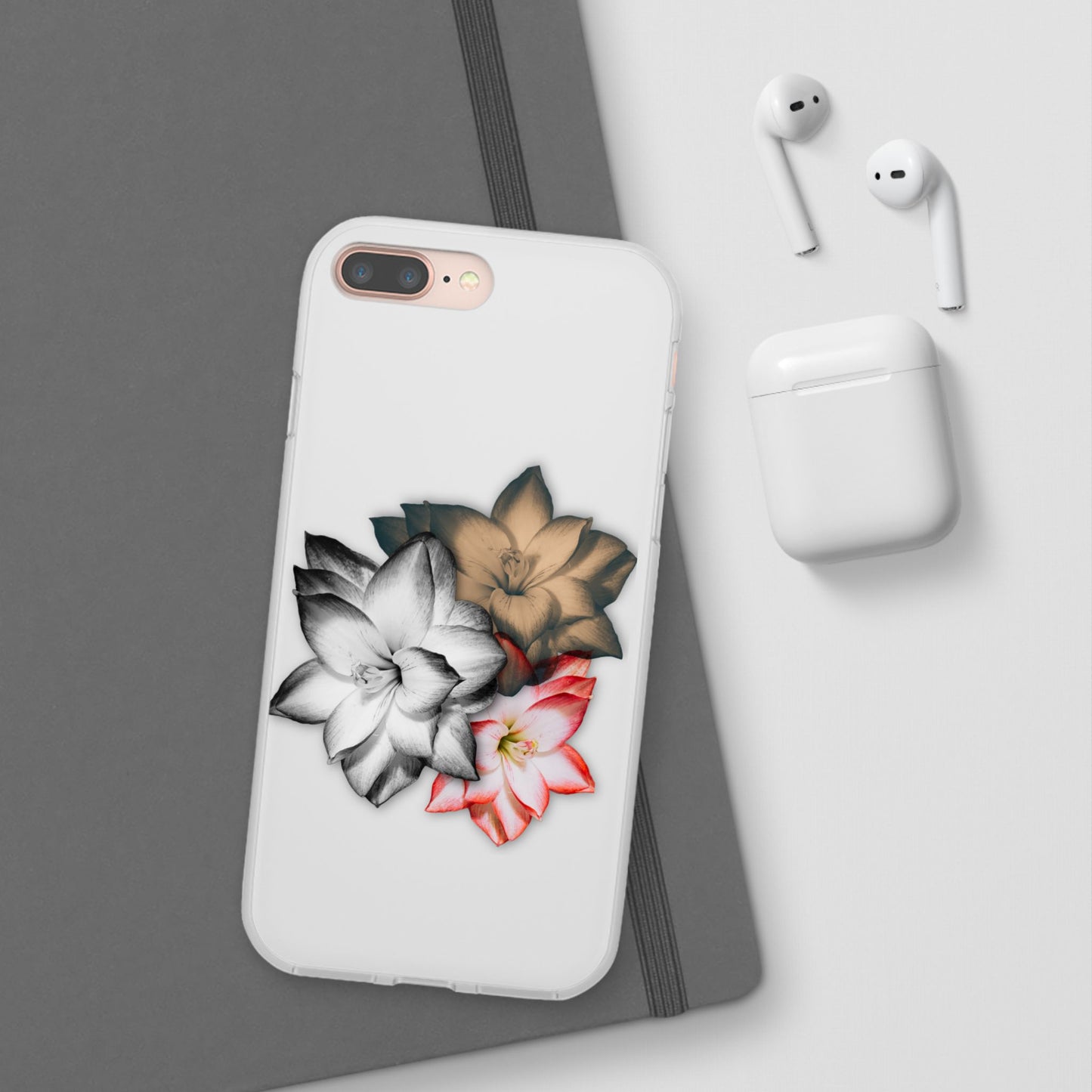 Elegant Floral Flexi Case - Stylish Phone Protection with Petal Design