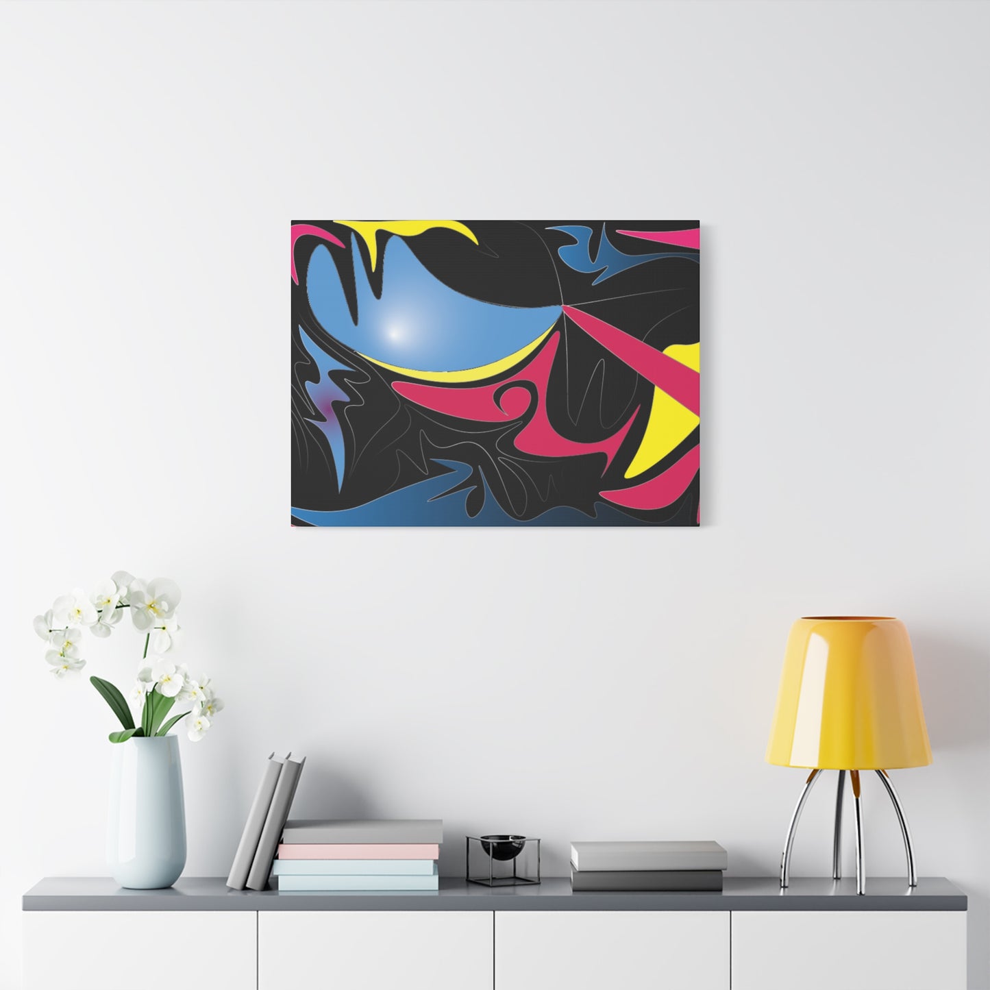 Abstract Art Canvas Print - Vibrant Modern Decor for Home