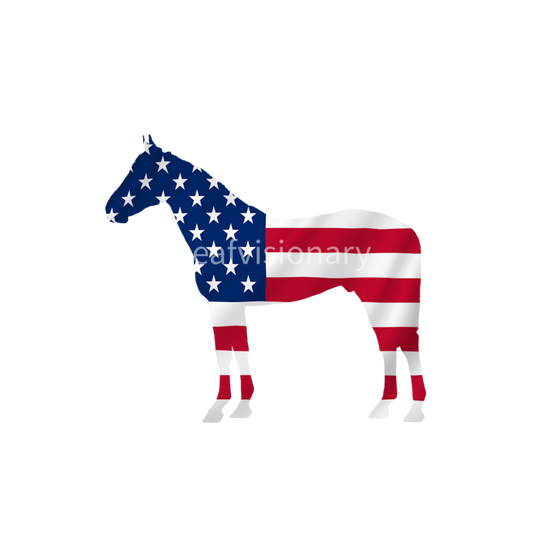 Western Horse Silhouette Mega Bundle – Rainbow, Patriotic, State Flags & Abstract Texture Designs (10+ PNG Pack for Apparel & Prints)