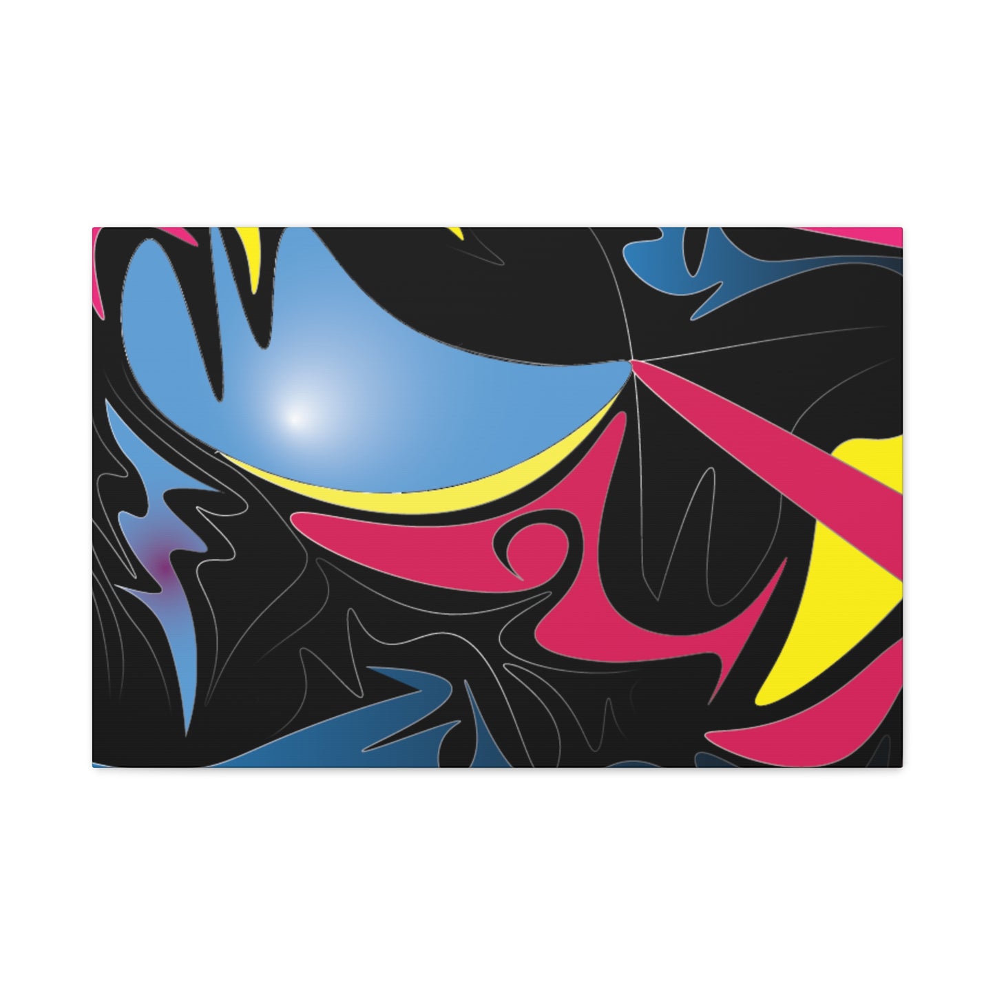 Abstract Art Canvas Print - Vibrant Modern Decor for Home