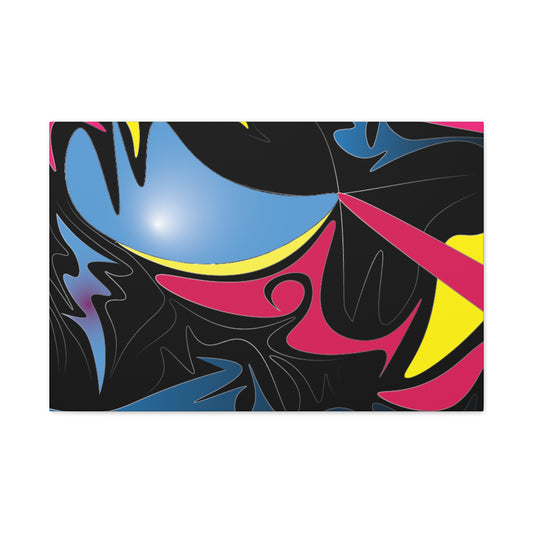 Abstract Art Canvas Print - Vibrant Modern Decor for Home