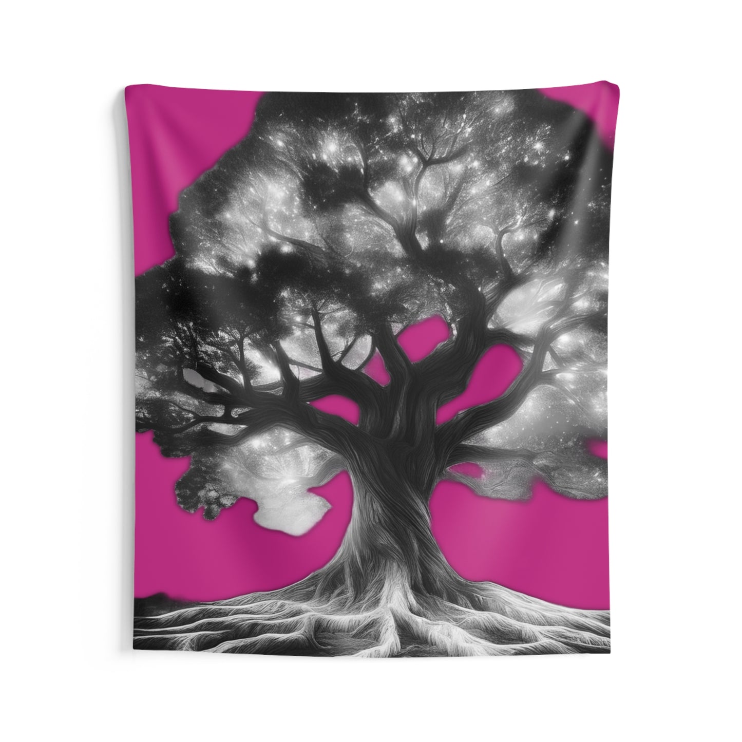 Celestial Tree Indoor Wall Tapestry - Vibrant Cosmic Decor for Home