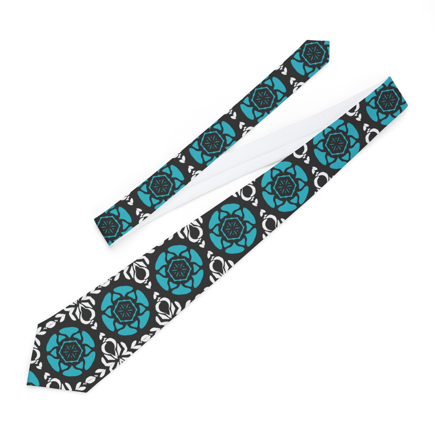Elegant Floral Pattern Necktie for Formal Occasions