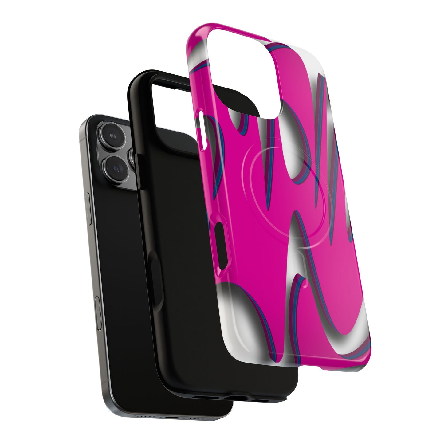 Bold Tough Magnetic Phone Case | Vibrant Pink Design