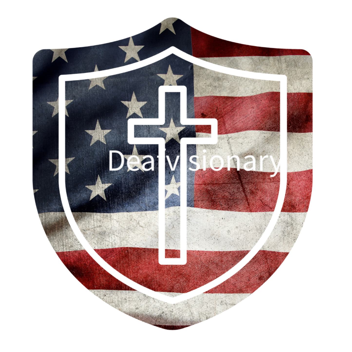 Faith & Protection Graphic Suite: Modern Cross Icons, Shield Emblems & Patriotic Religious Art
