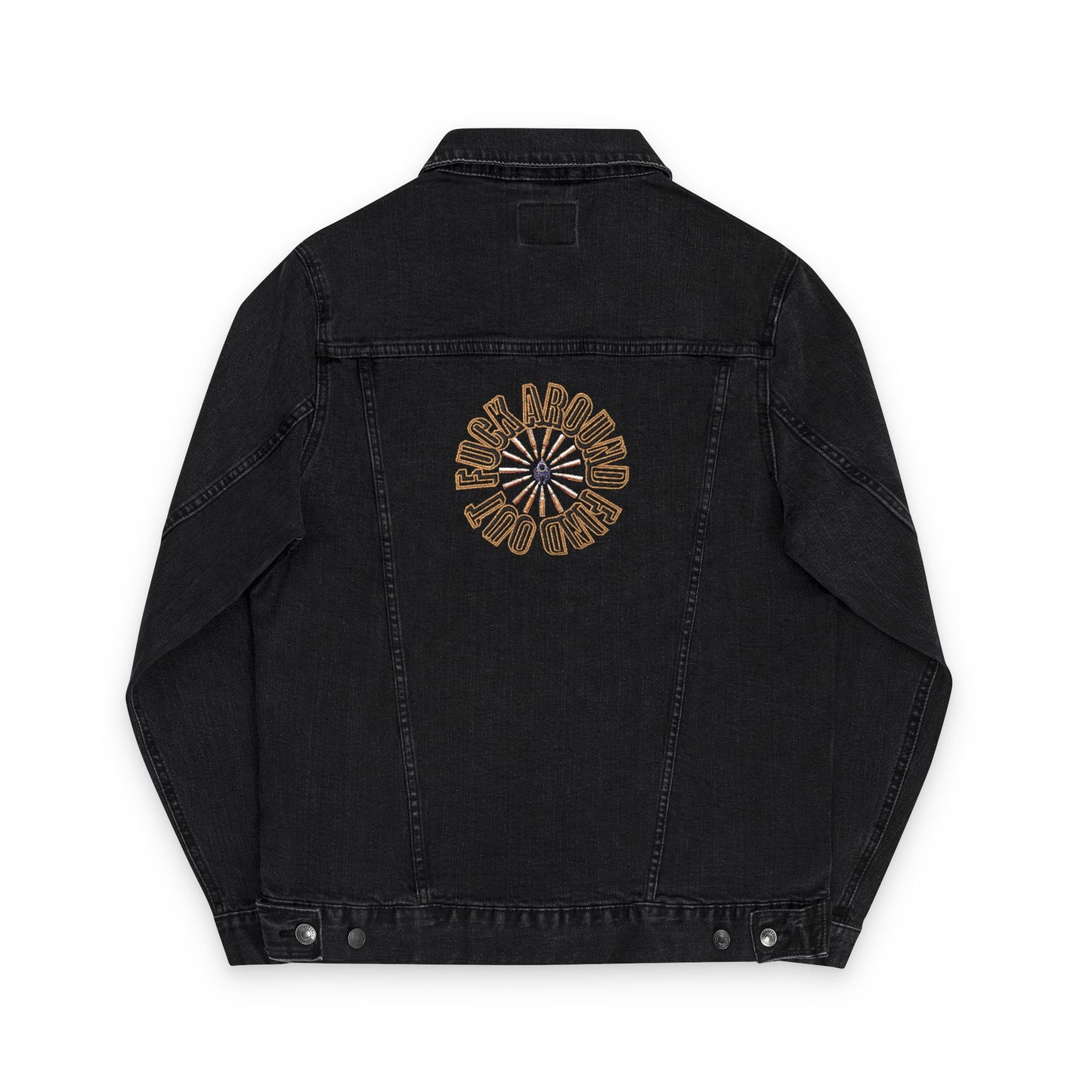 Embroidered Denim Jacket - Rebel Armor Design