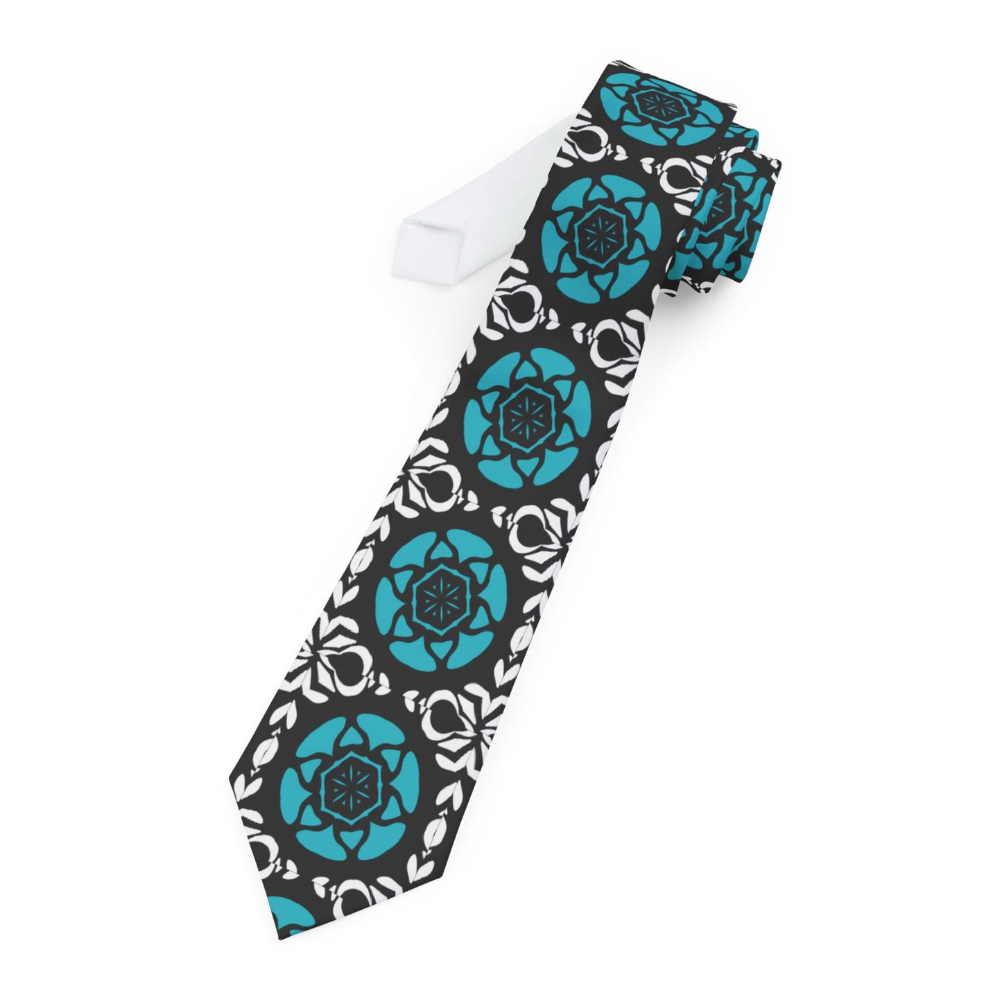 Elegant Floral Pattern Necktie for Formal Occasions