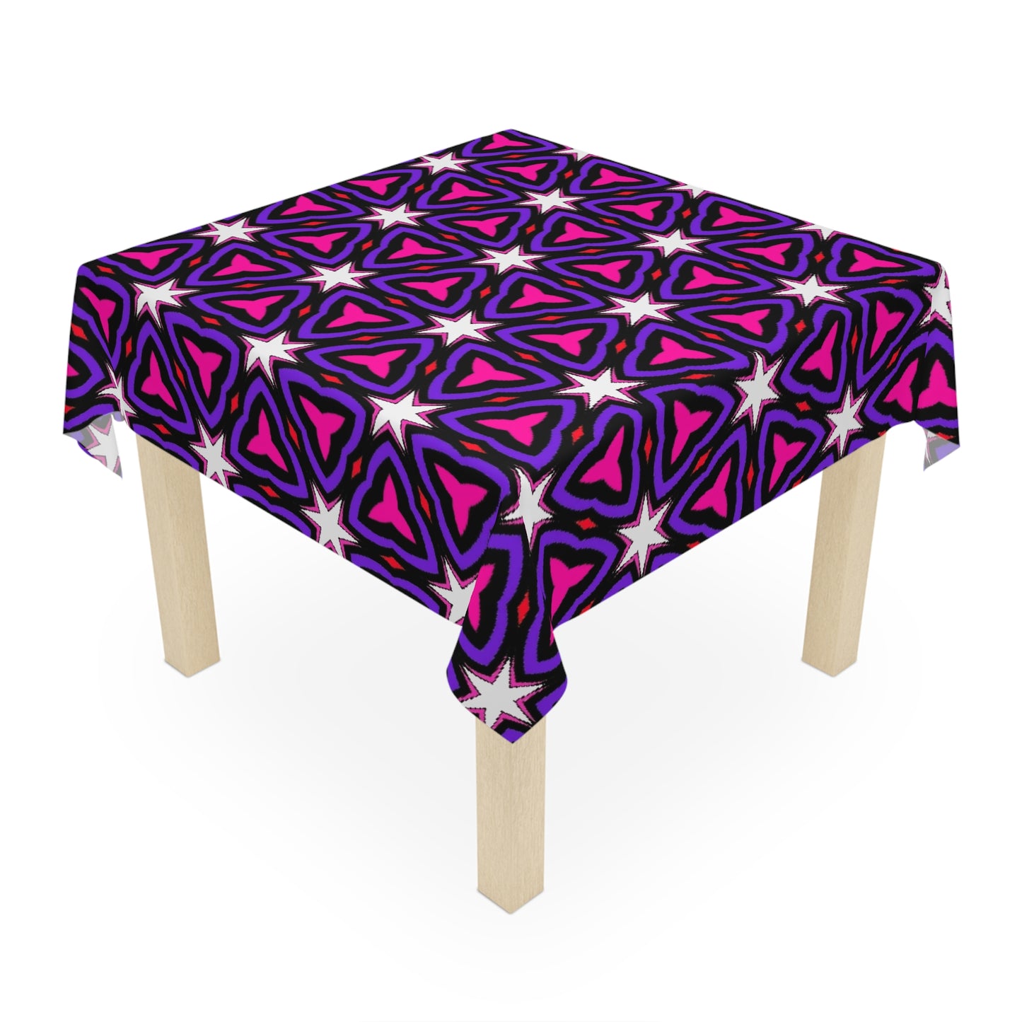Vibrant Geometric Tablecloth for Parties and Gatherings