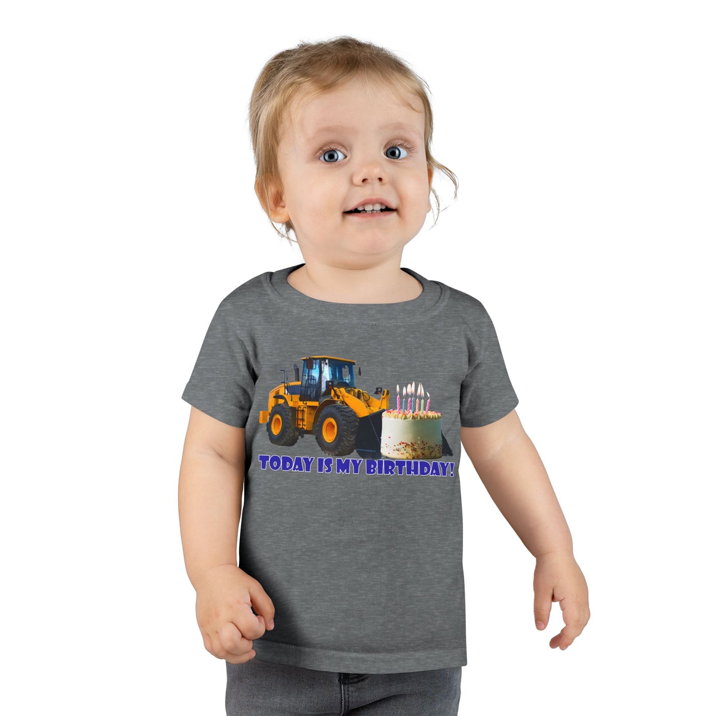 Toddler T-shirt - Heavy Equipment Birthday Shirt for Toddlers