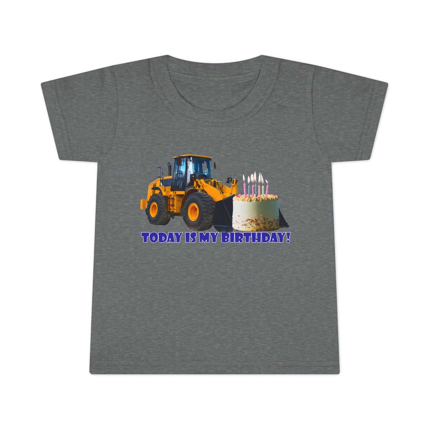 Toddler T-shirt - Heavy Equipment Birthday Shirt for Toddlers