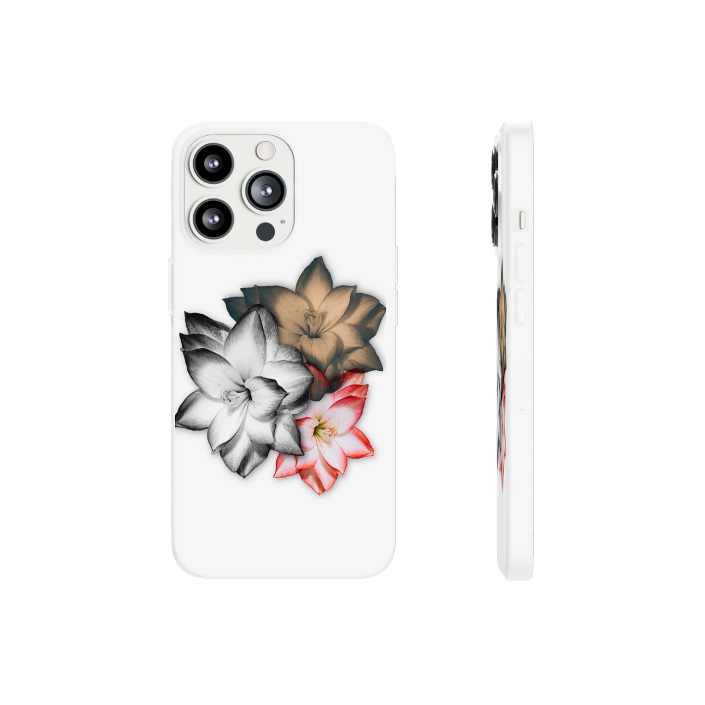 Elegant Floral Flexi Case - Stylish Phone Protection with Petal Design