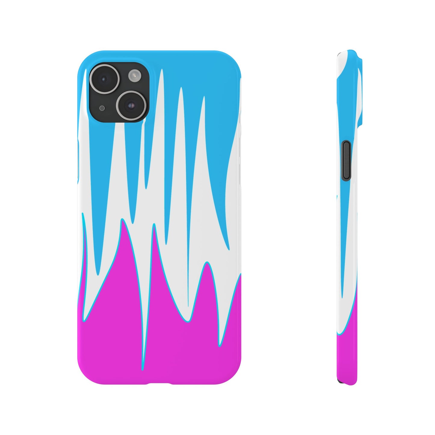 Vibrant Abstract Phone Case - Slim Fit, Phone Accessories, Custom Smartphone Case, Trendy iPhone Cover, Stylish Gift for Tech Lovers