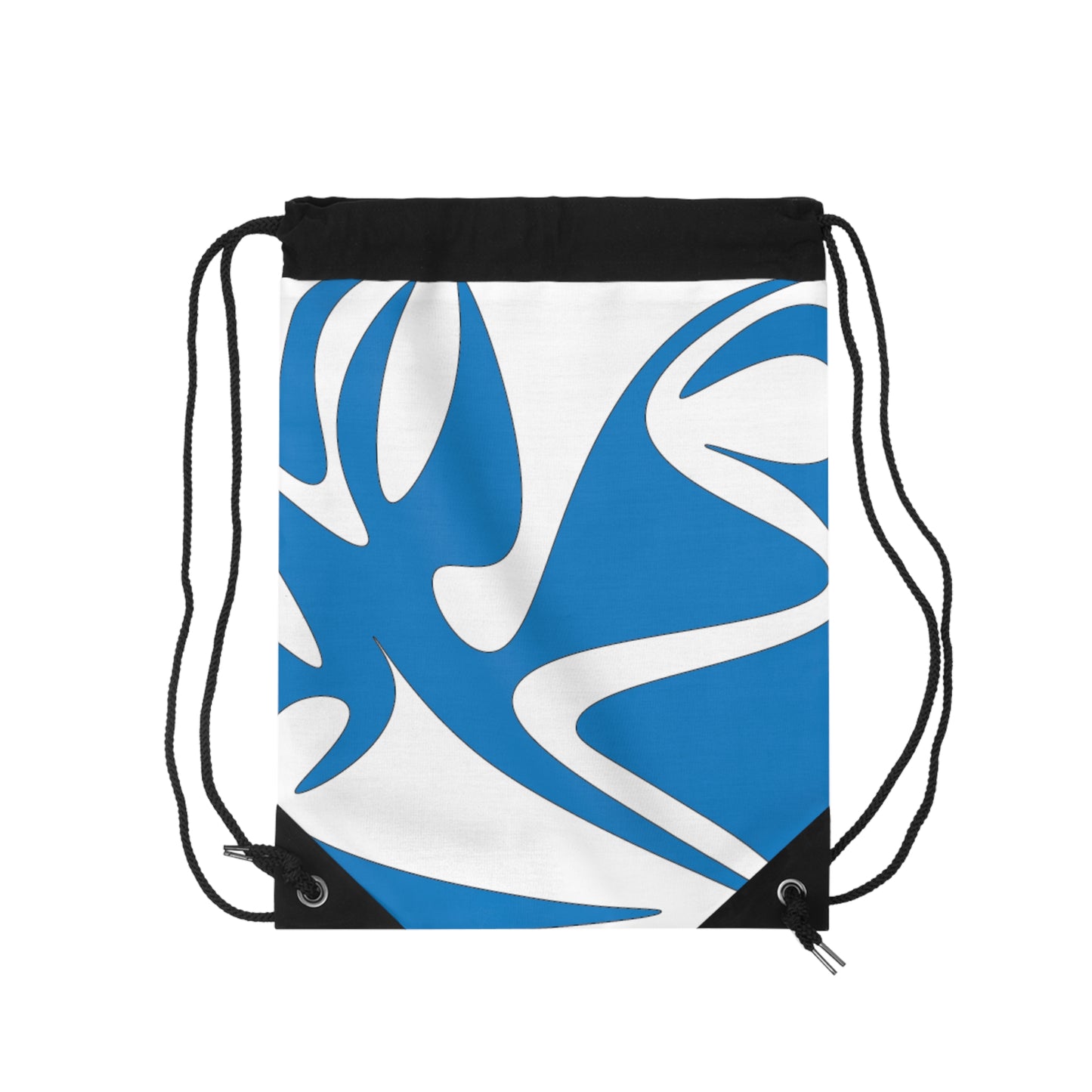 Vibrant Abstract Art Drawstring Bag - Stylish and Functional for Day Trips & Gym