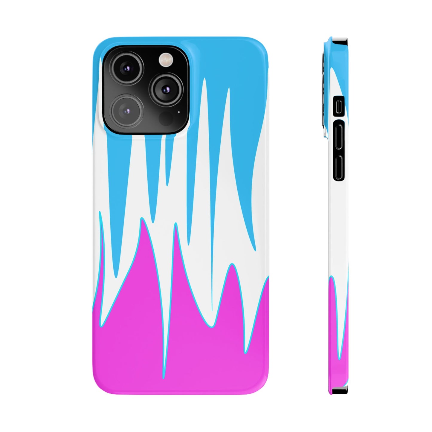 Vibrant Abstract Phone Case - Slim Fit, Phone Accessories, Custom Smartphone Case, Trendy iPhone Cover, Stylish Gift for Tech Lovers