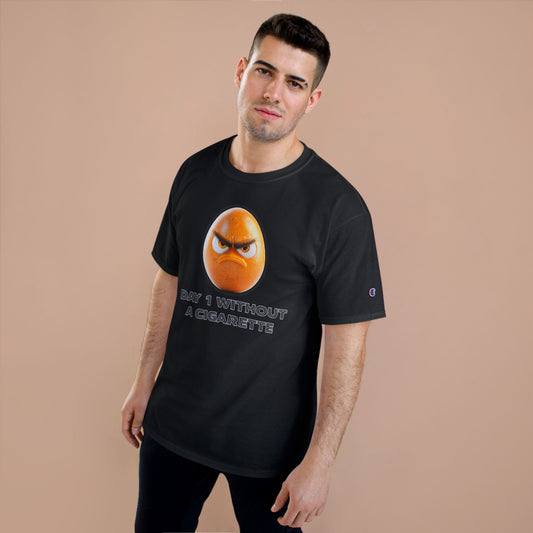 Quit Smoking Egg T-Shirt, Humor Tee, Quit Smoking Shirt, Gift for Smokers, Motivational Apparel, Fun Graphic Tee