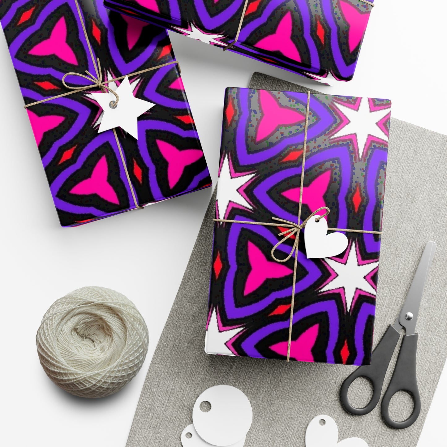 Vibrant Gift Wrap Papers – Colorful Geometric Design for All Occasions