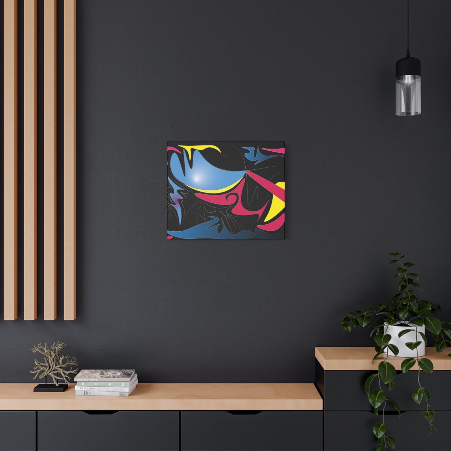 Abstract Art Canvas Print - Vibrant Modern Decor for Home