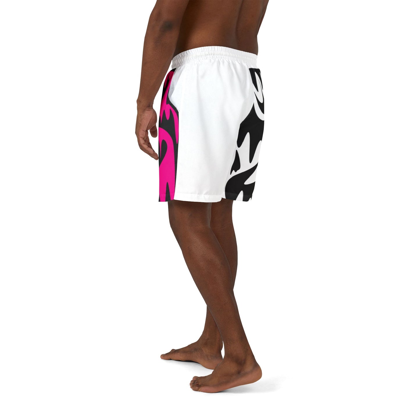 Bold Graphic Unisex Swim Shorts - Perfect for Summer Adventures