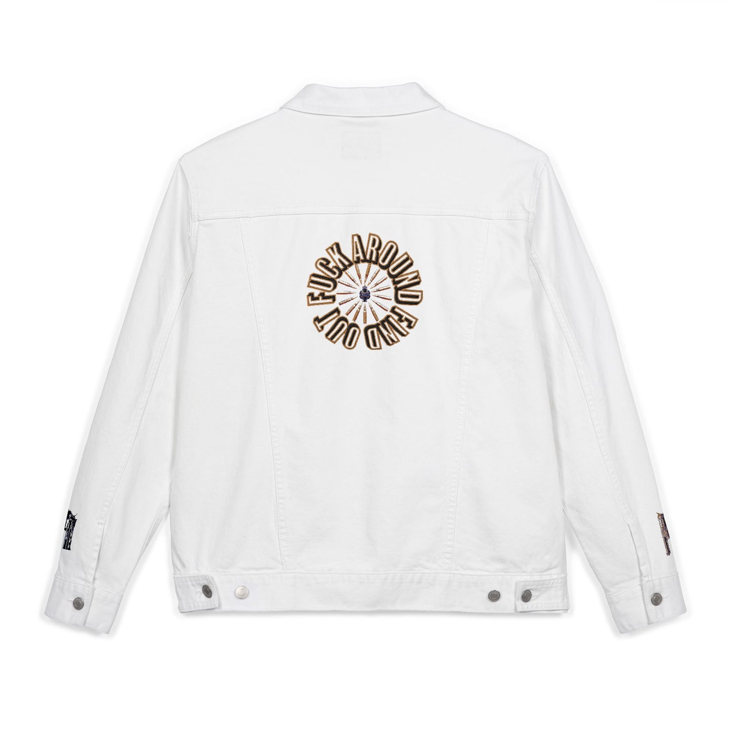 Embroidered Denim Jacket - Rebel Armor Design