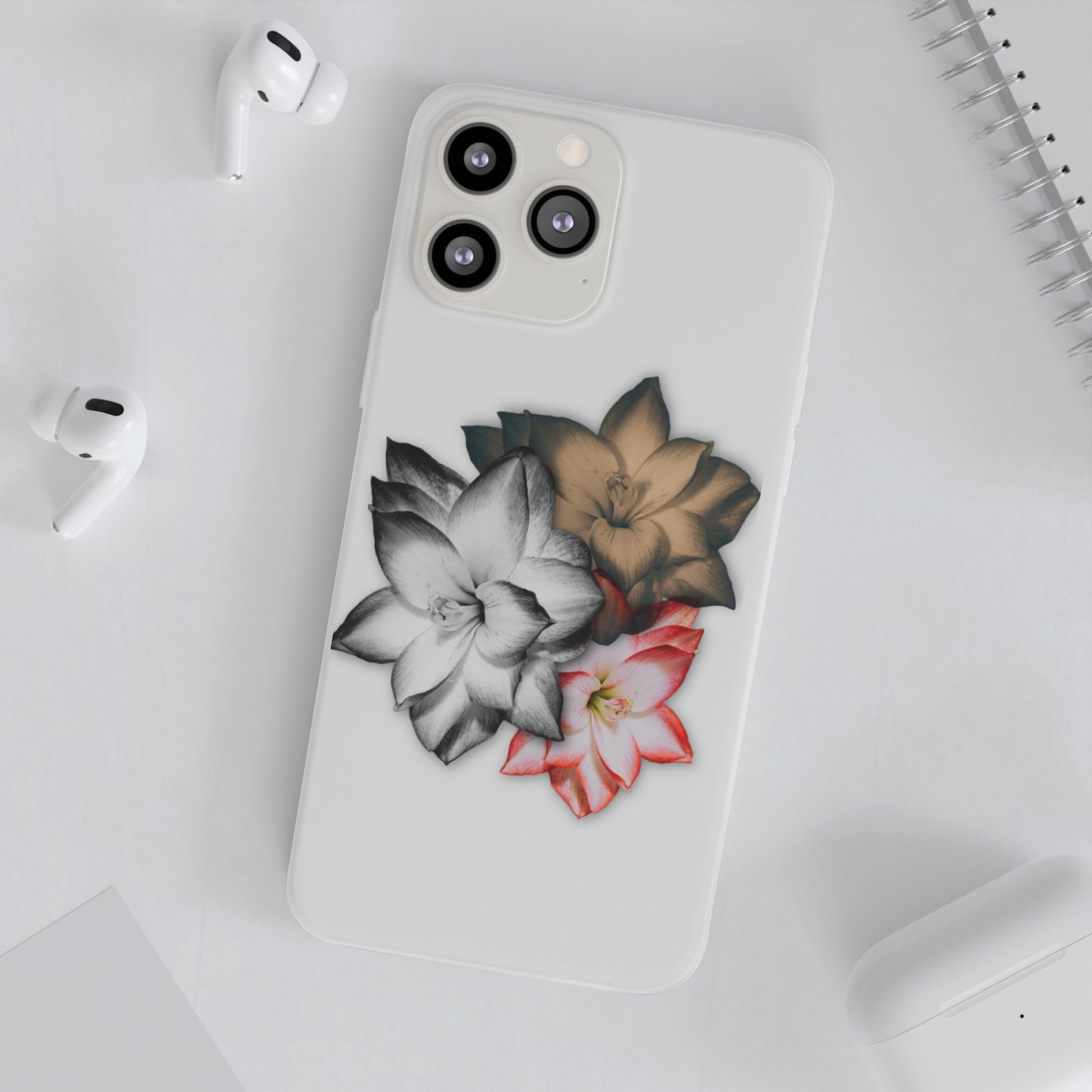 Elegant Floral Flexi Case - Stylish Phone Protection with Petal Design