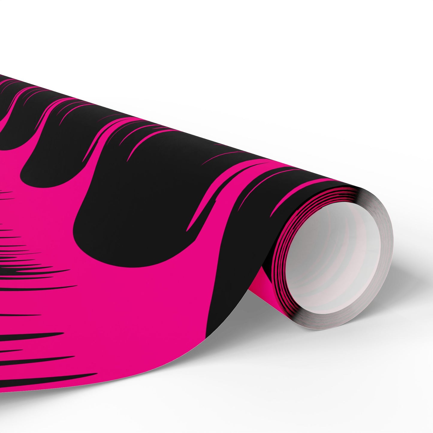 Vibrant Halloween Wrapping Paper, Artistic Gift Wrap, Unique Wrap for Parties, Purple and Black Design, Fun Holiday Decoration