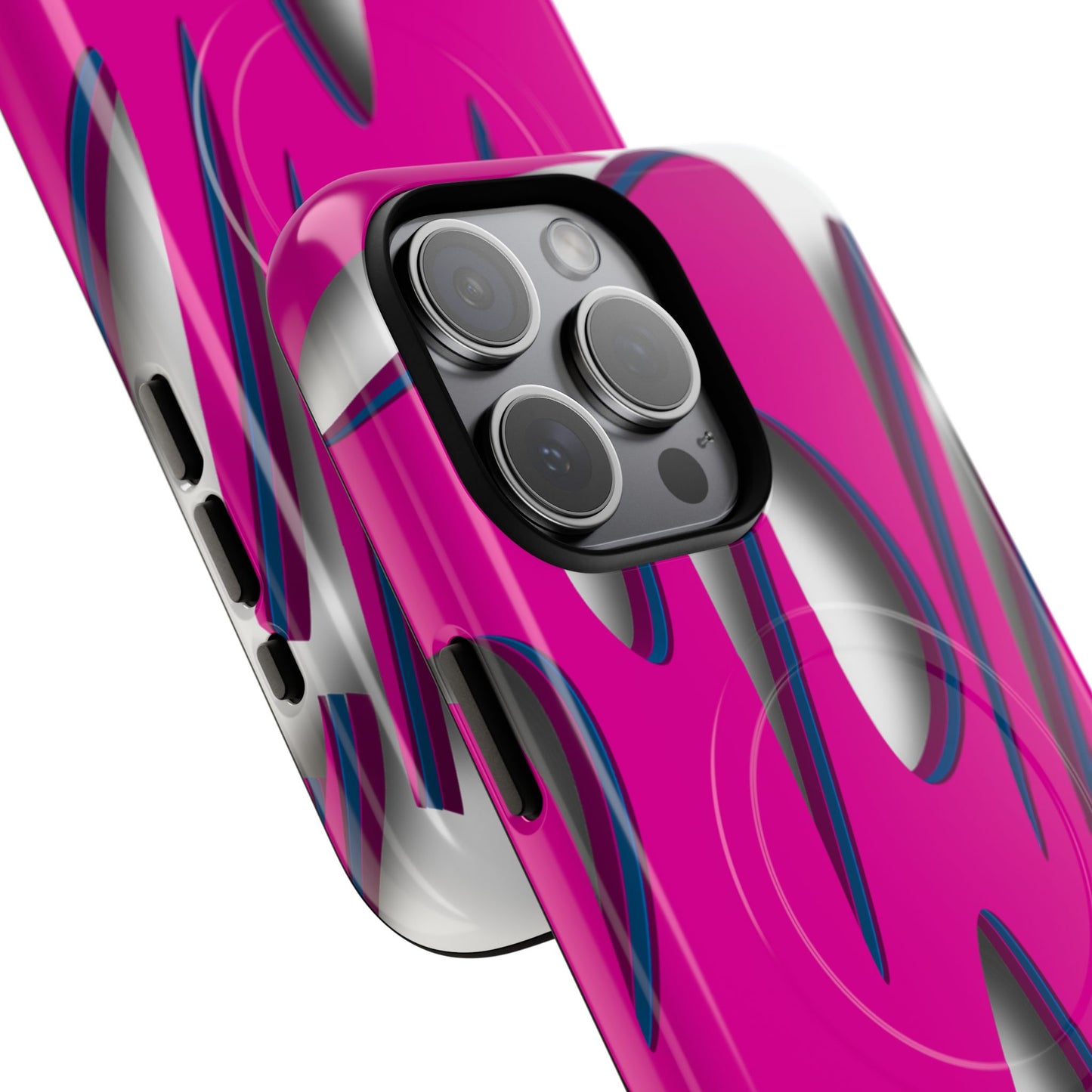 Bold Tough Magnetic Phone Case | Vibrant Pink Design