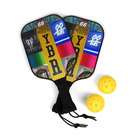 Tulsa LGBT bars/of yesterday_Vibrant Pickleball Paddle Set for Fun Outdoor Play, Custom Pickleball Gear, Sports Gift for Players, Pickleball Accessories, Active [...]