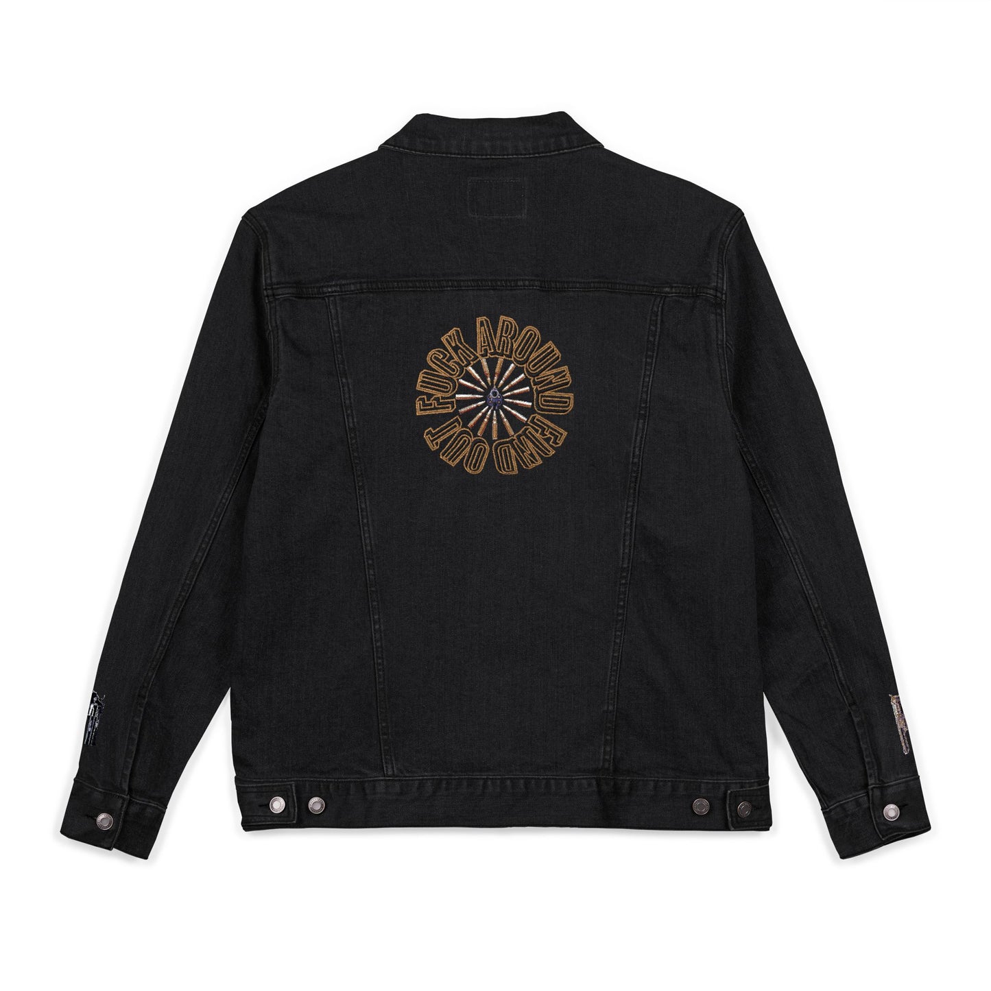 Embroidered Denim Jacket - Rebel Armor Design