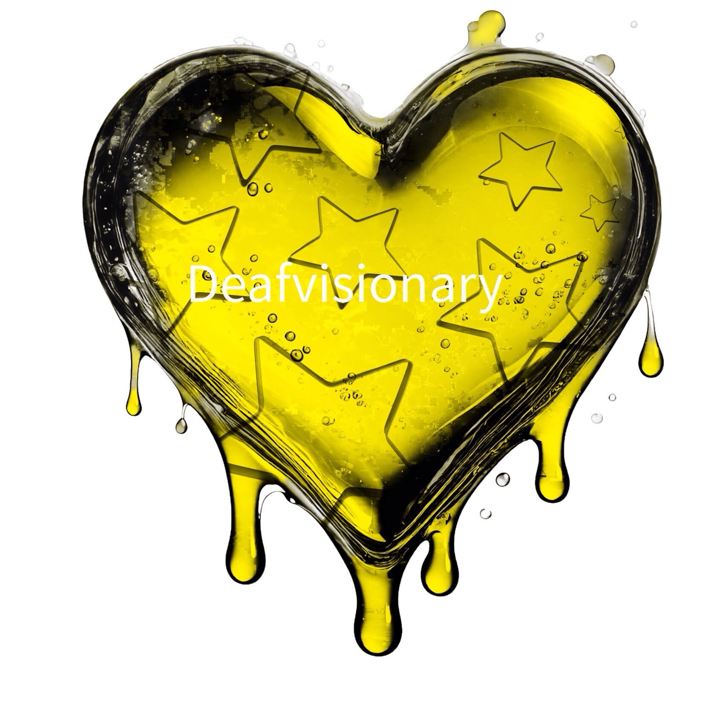 Melting Heart PNG Bundle – Dripping Neon, Chrome & Abstract Love Designs for T-Shirts, Stickers & POD”