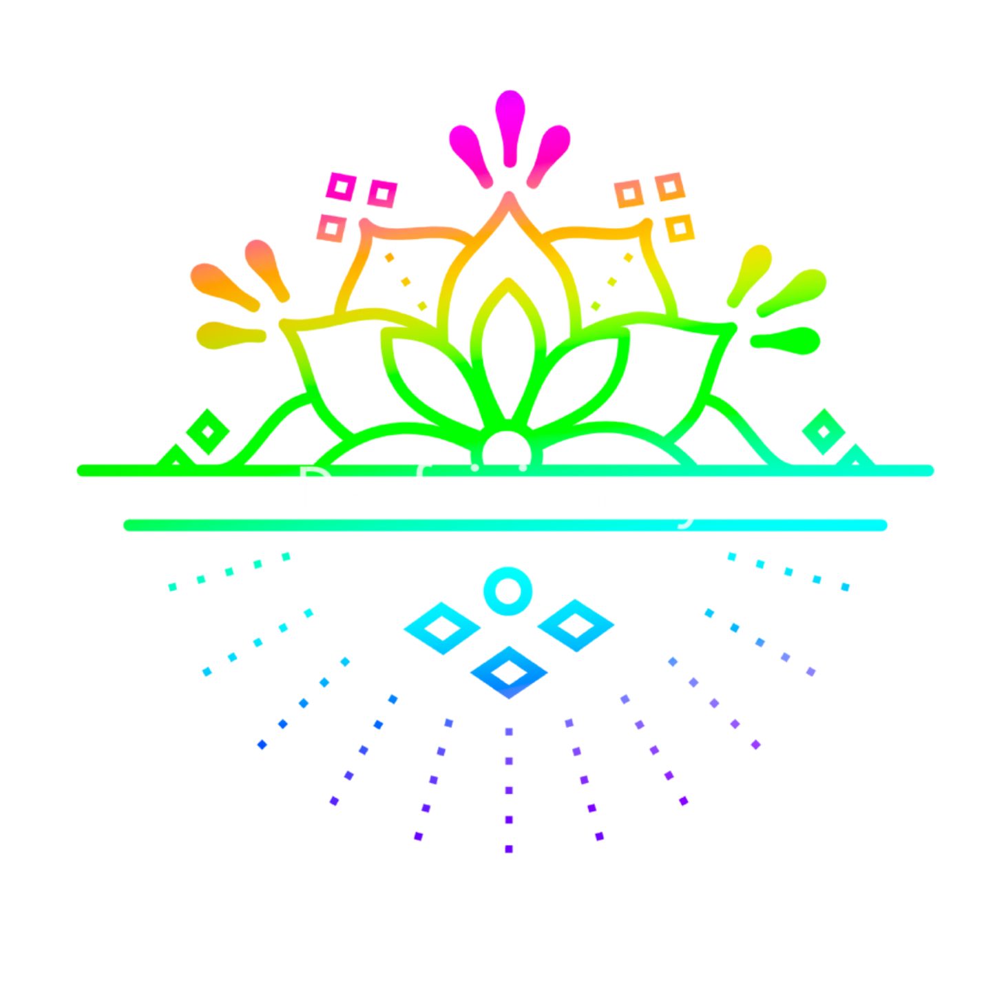 Rainbow Sacred Geometry & Spiritual Icon Mega Pack of 17 pack  Mandala, Lotus & Dragonfly Designs | LGBTQ Pride Digital Download Bundle