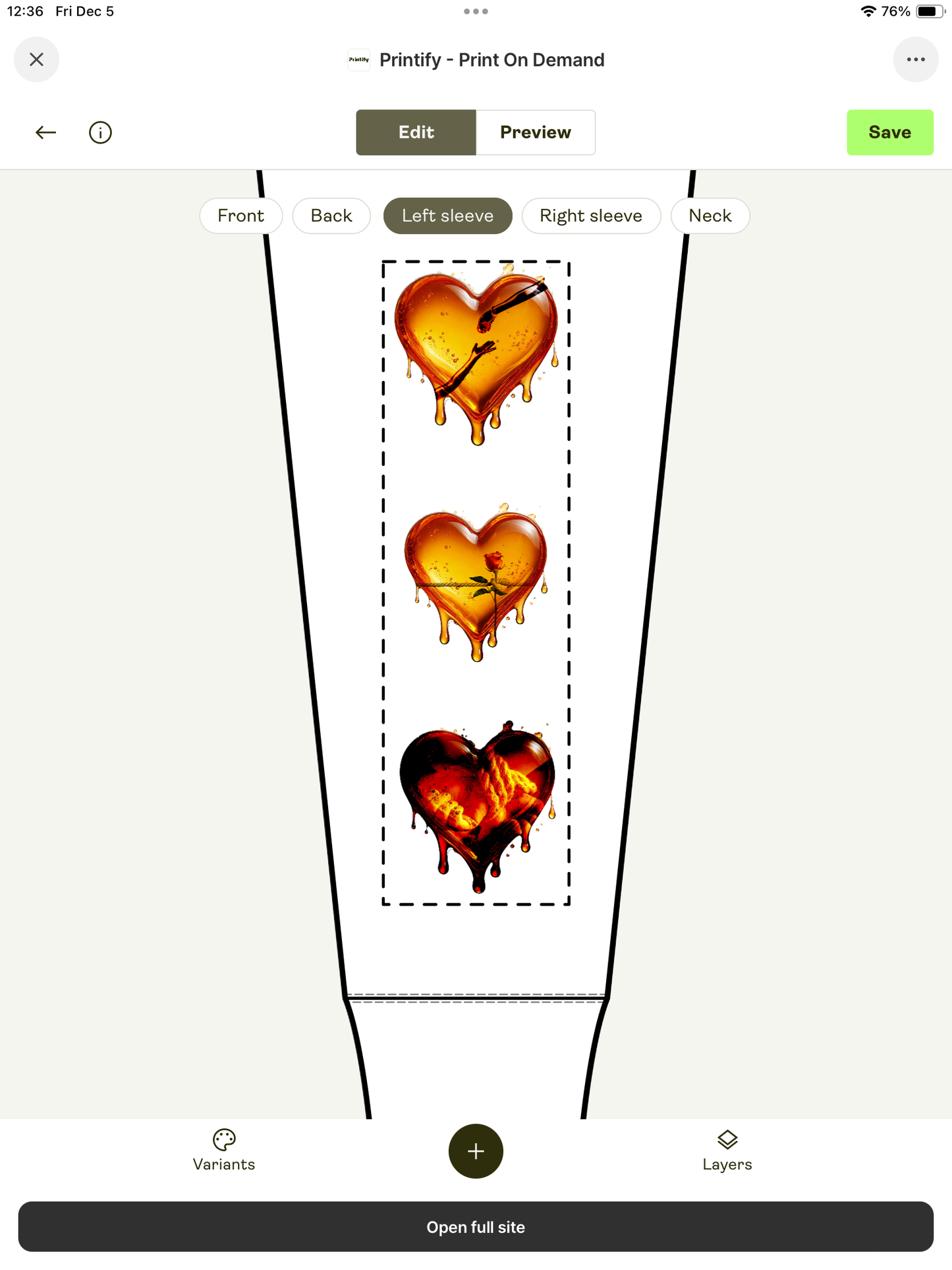 Dripping Heart Hoodie — 'FETISH' Melted Heart Graphic Pullover