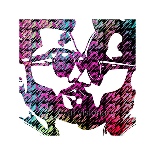 Cool design of gay men