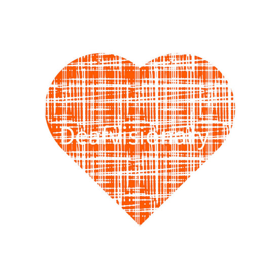 An orange heart